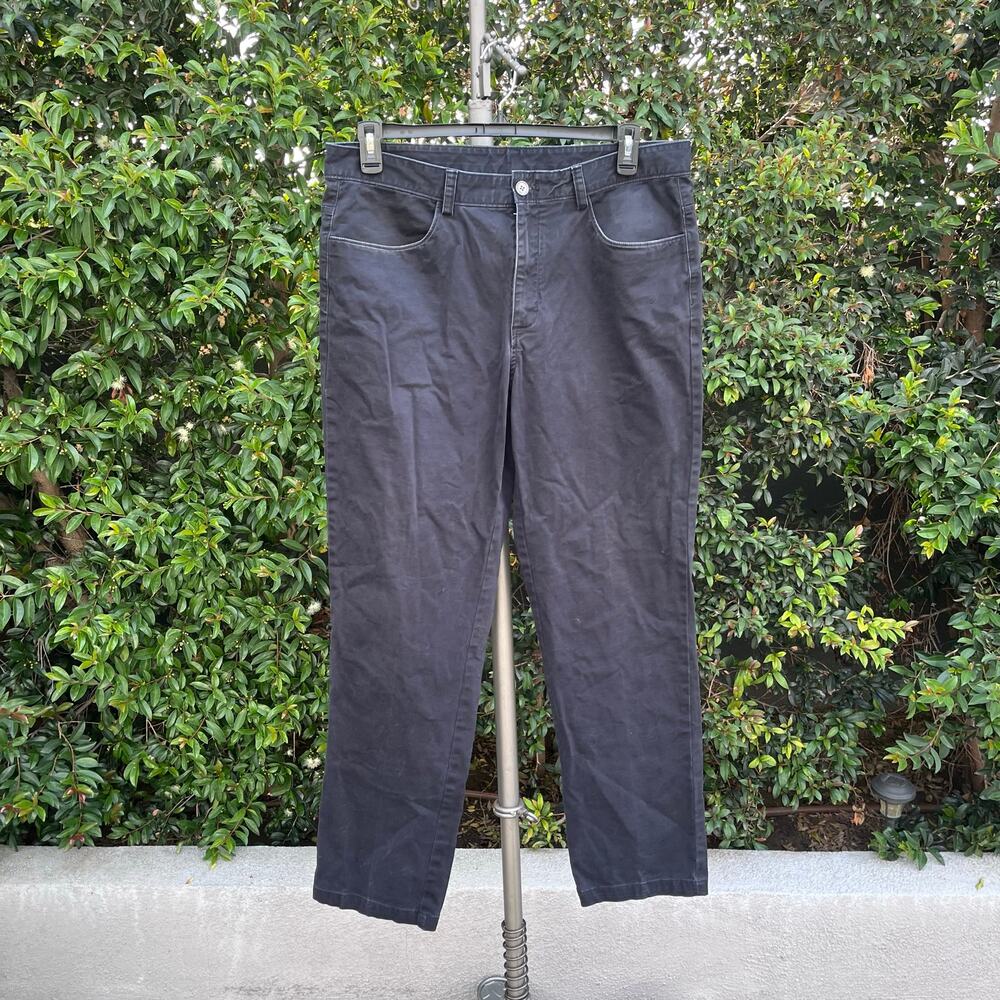 Calvin Klein Slim Fit Pants Men’s 36x32 Black Straight Leg Casual Pants